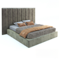 Grey Upholstered Bed bed