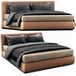 Modern Leather Bed bed