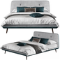 Grey Modern Bed bed
