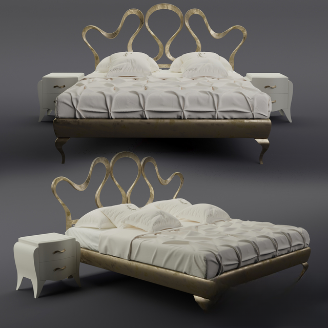 Heart-shaped Bed bed
