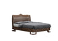 Brown Leather Bed bed