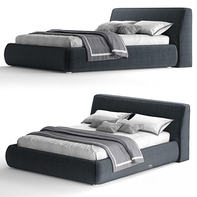 Modern Dark Gray Bed bed