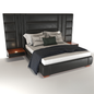 Modern Leather Bed bed