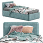 Teal Modern Bed bed