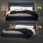 Modern Dark Blue Bed bed