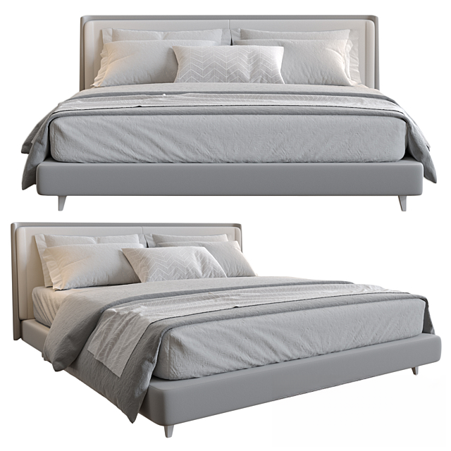 Modern Grey Bed bed