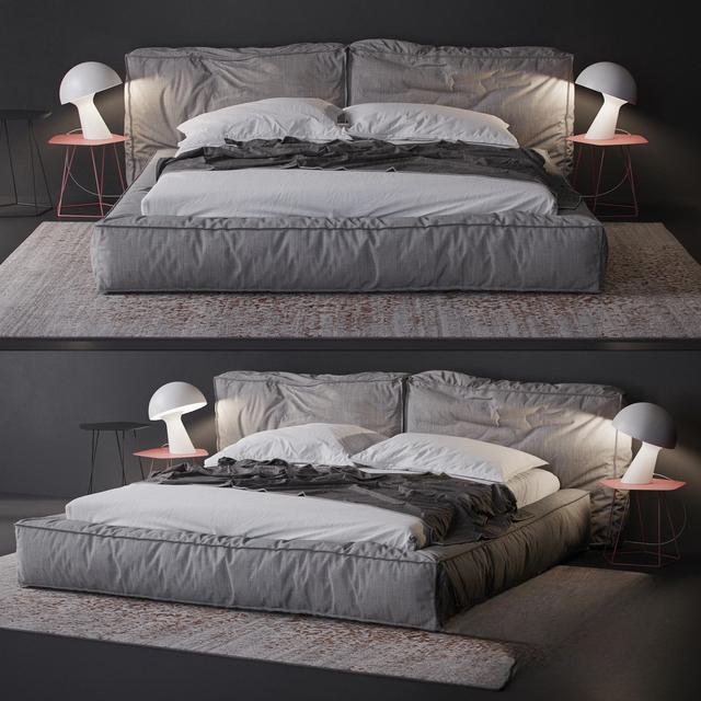 Grey Modern Bed bed