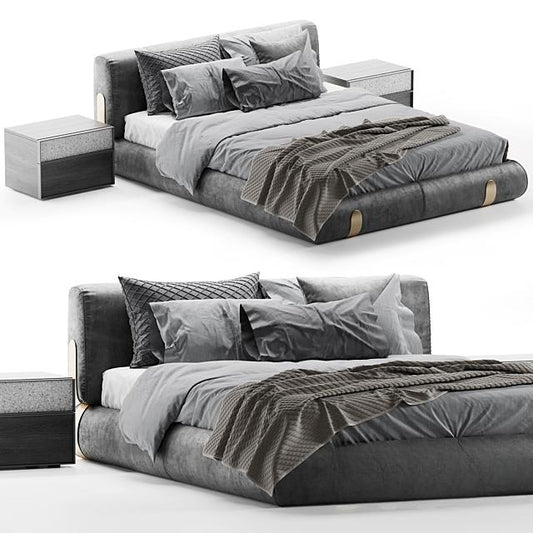 Modern Grey Bed