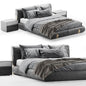 Modern Grey Bed bed
