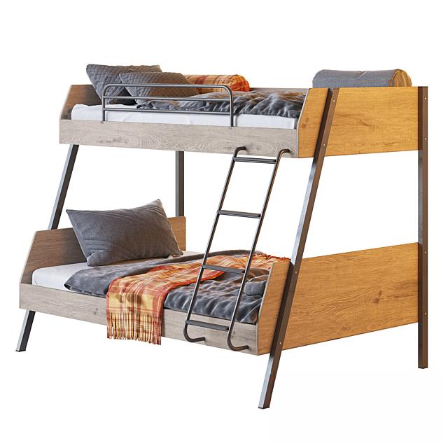 Wooden Bunk Bed bed