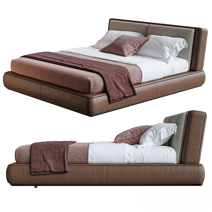 Modern Leather Bed bed
