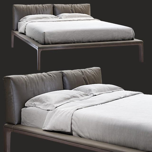 Modern Leather Bed