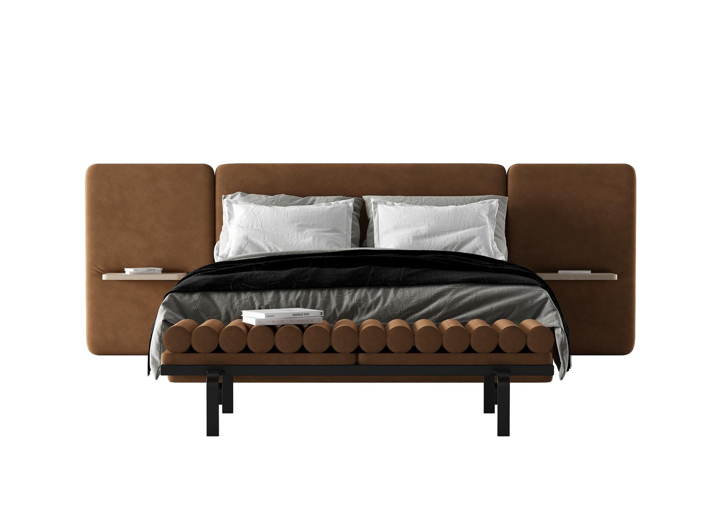 Brown Modern Bed