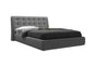 Grey Upholstered Bed