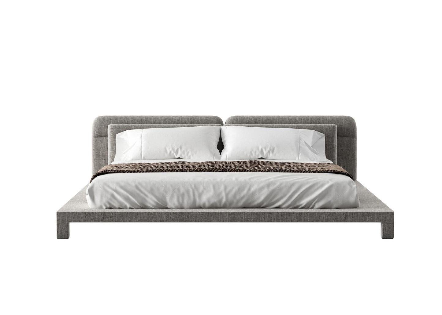 Modern Grey Bed bed