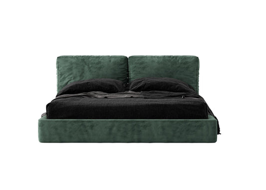 Green Velvet Bed bed