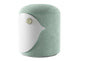 Whimsical Bird-Inspired Stool 3D Model - Mint Green Velvet with Detachable Beak & Eye Accent chair