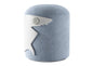 Light Blue Shark Fin Velvet Kids Stool 3D Model - Marine-Themed Nursery Decor Modern Design chair