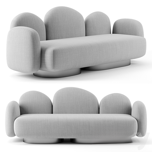 Gray Soft Modern Sofa sofa