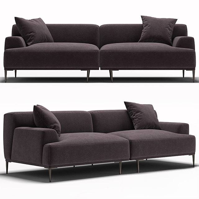 Dark Gray Modern Sofa sofa