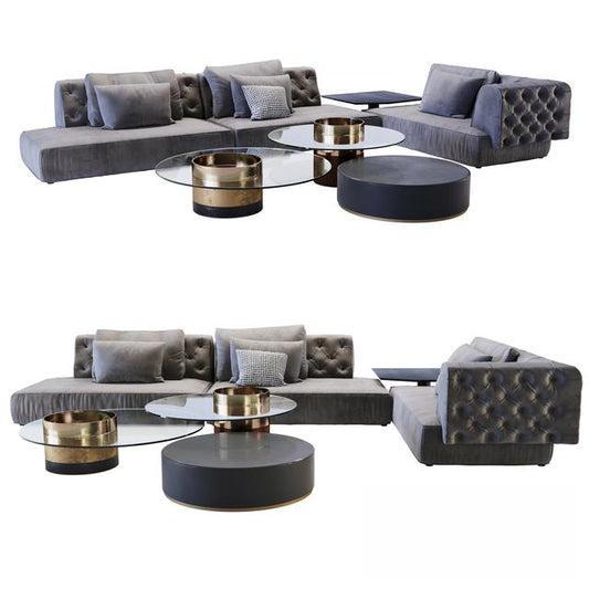Modern Grey Sectional Sofa