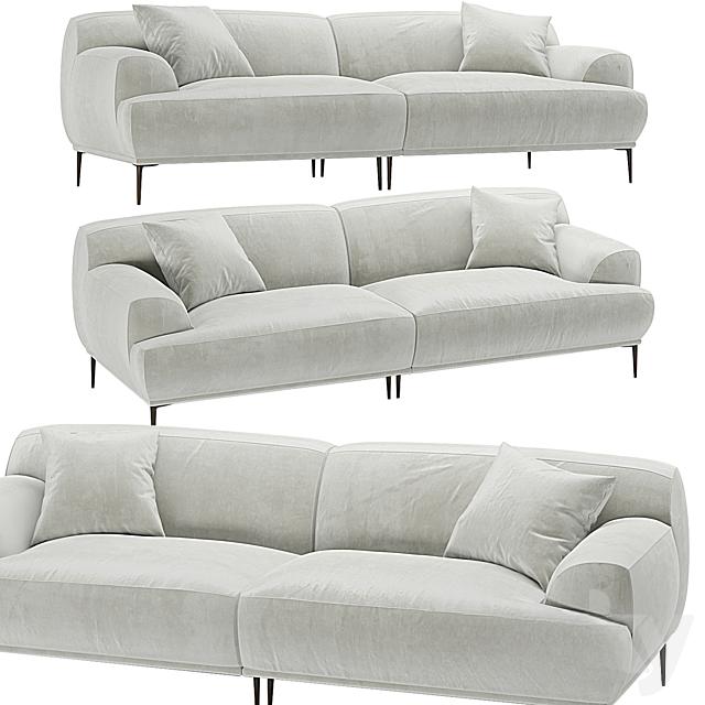 Light Gray Modern Sofa sofa