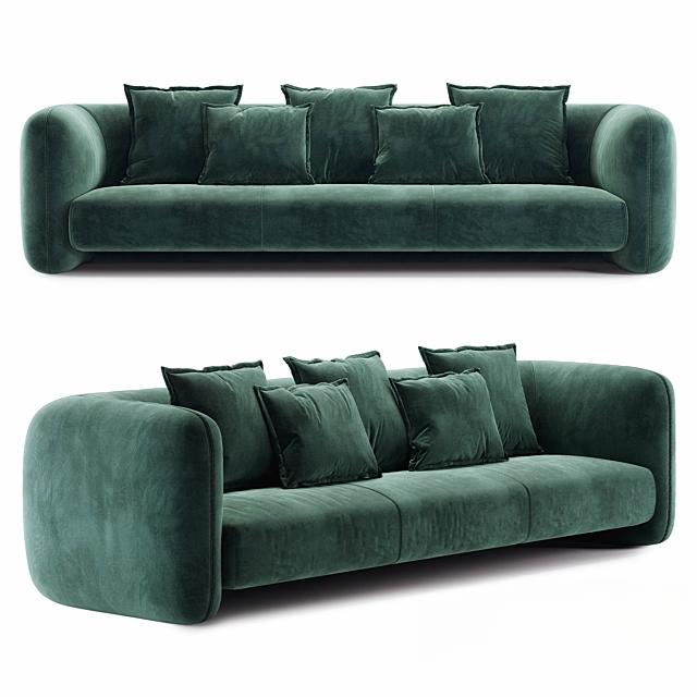 Green Velvet Sofa sofa