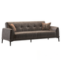 Buttoned Gray Sofa sofa