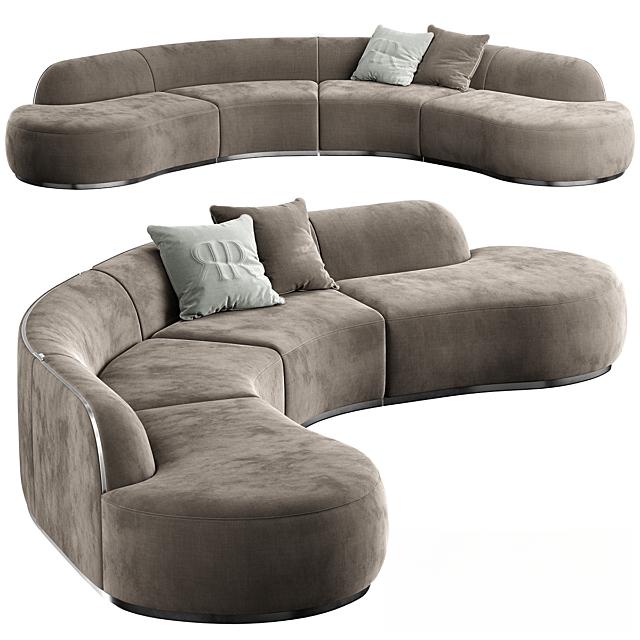 Curved Modular Sofa sofa