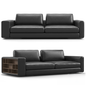 Black Leather Sofa sofa