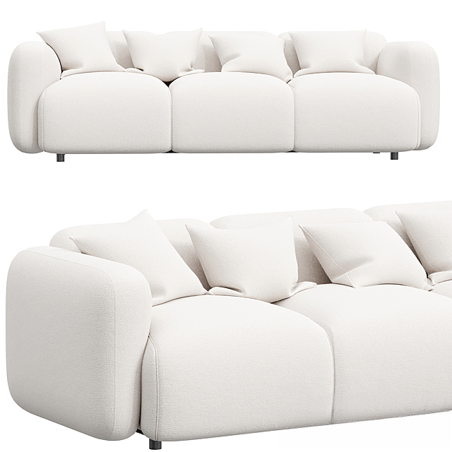 White Simple Modern Sofa sofa