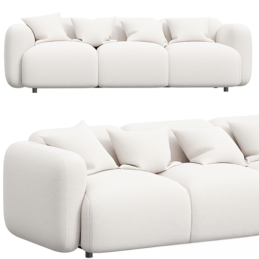 White Simple Modern Sofa sofa