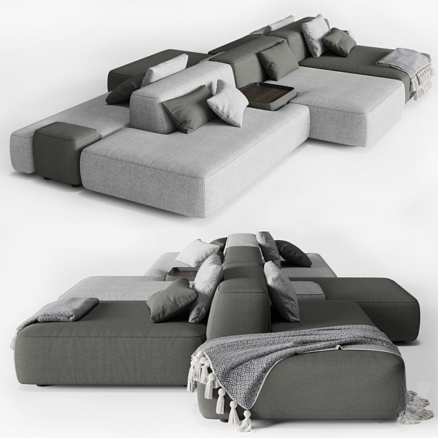 Modular Grey Sofa sofa