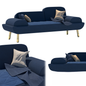 NavyBlueModernSofa sofa
