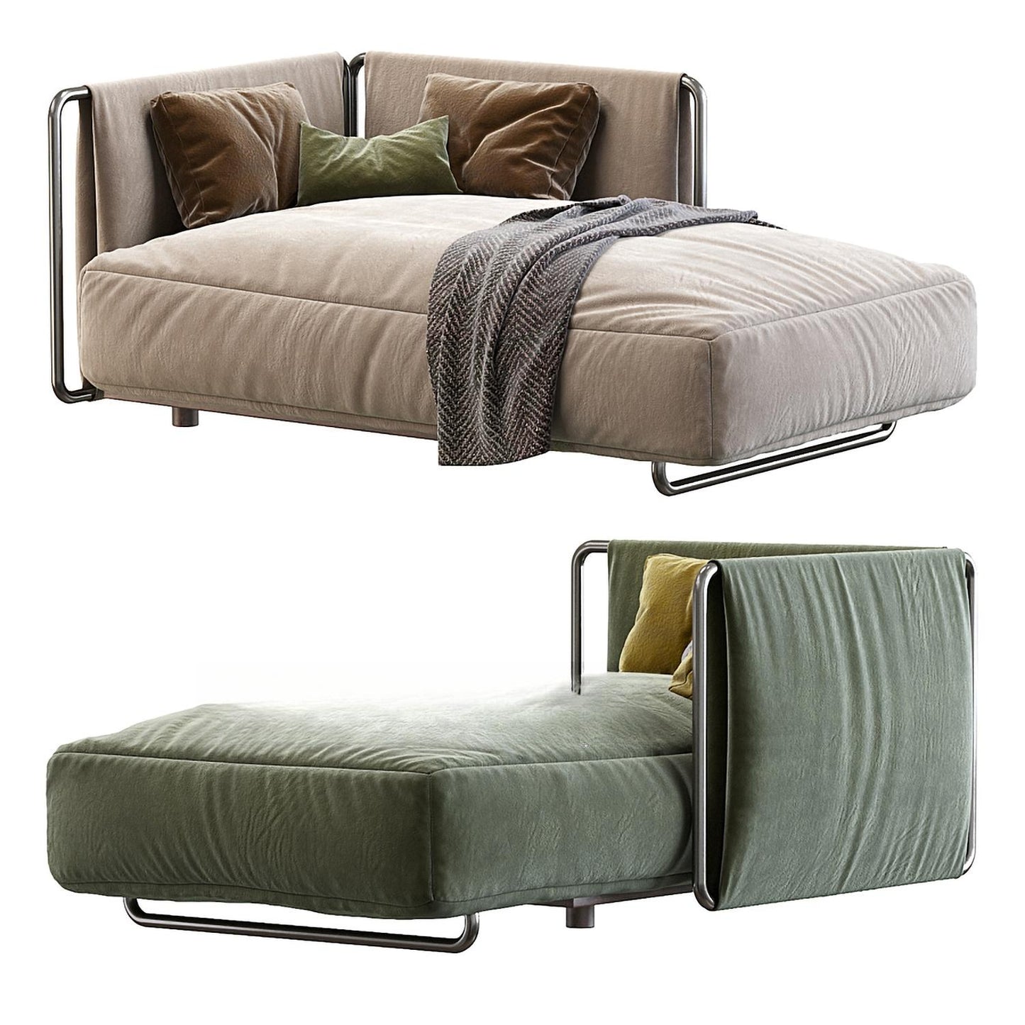 Modern Metal Sofa Bed sofa