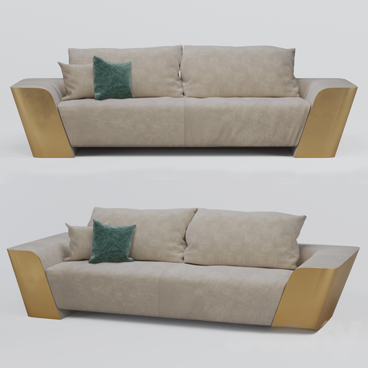 Modern Gold Sofa