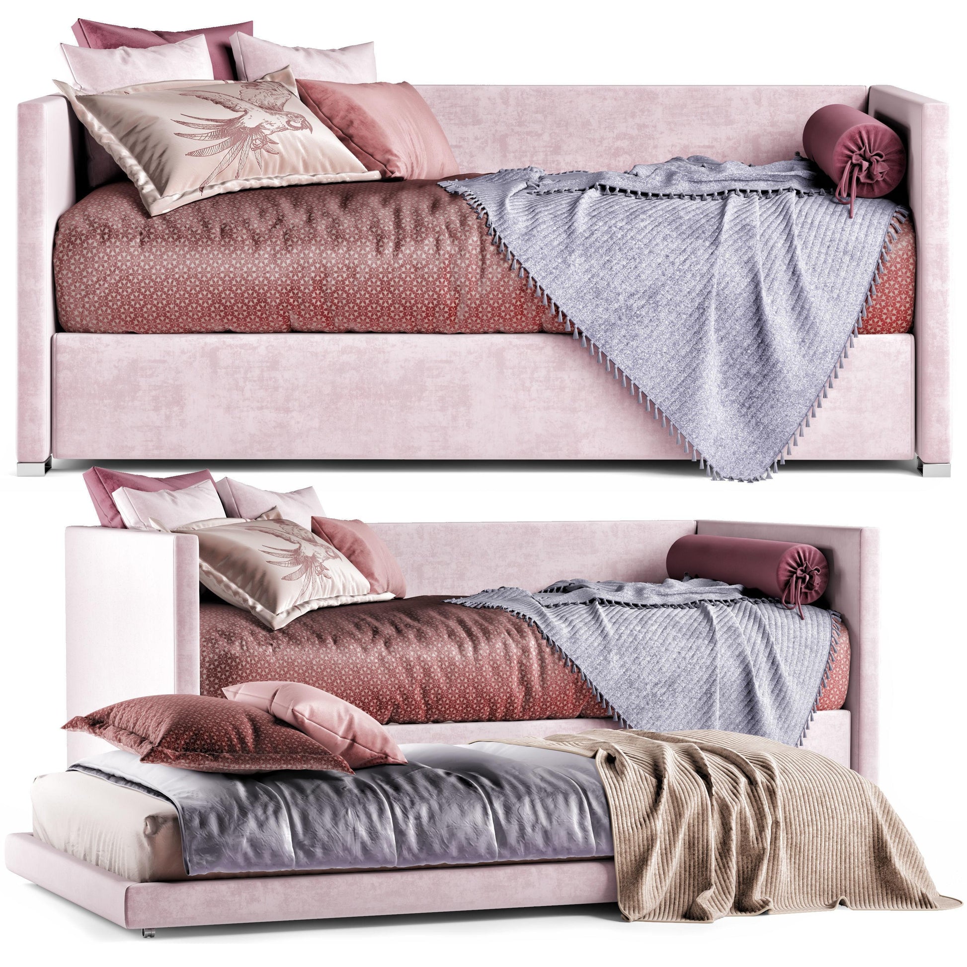 Pink Modern Sofa Bed sofa