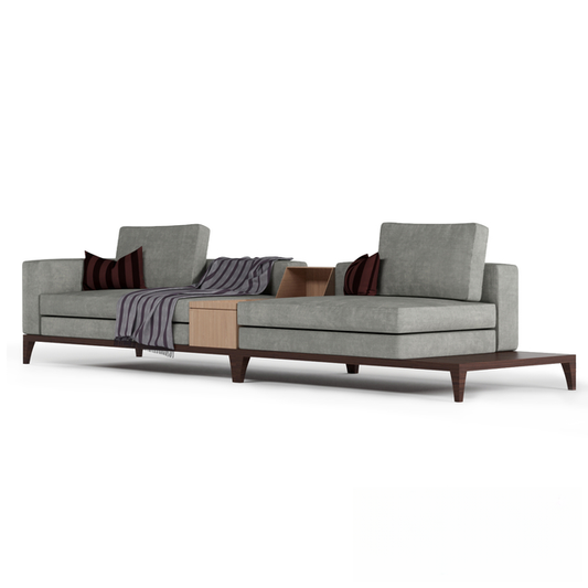Grey Simple Modern Sofa