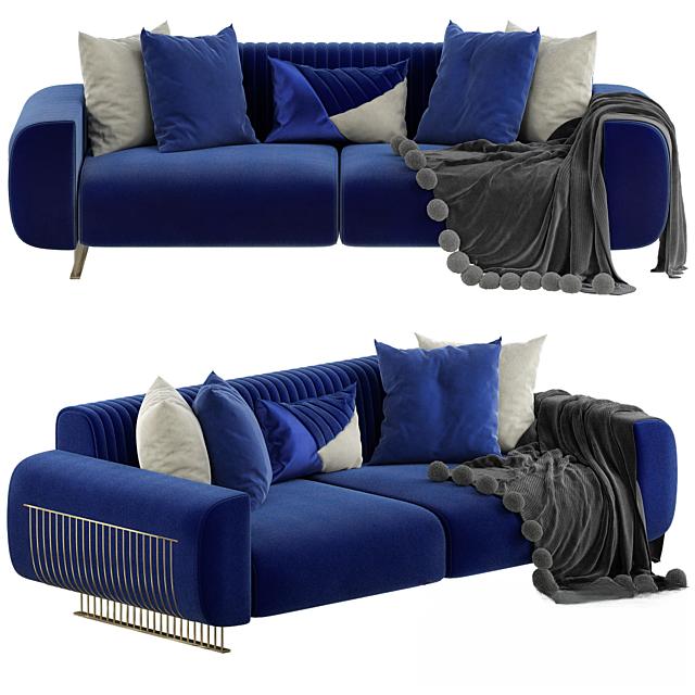 BlueVelvet Modern Sofa sofa