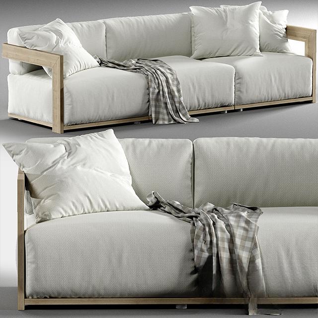Simple Wooden Sofa sofa
