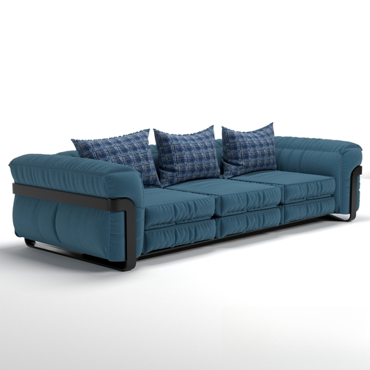 Blue Modern Sofa