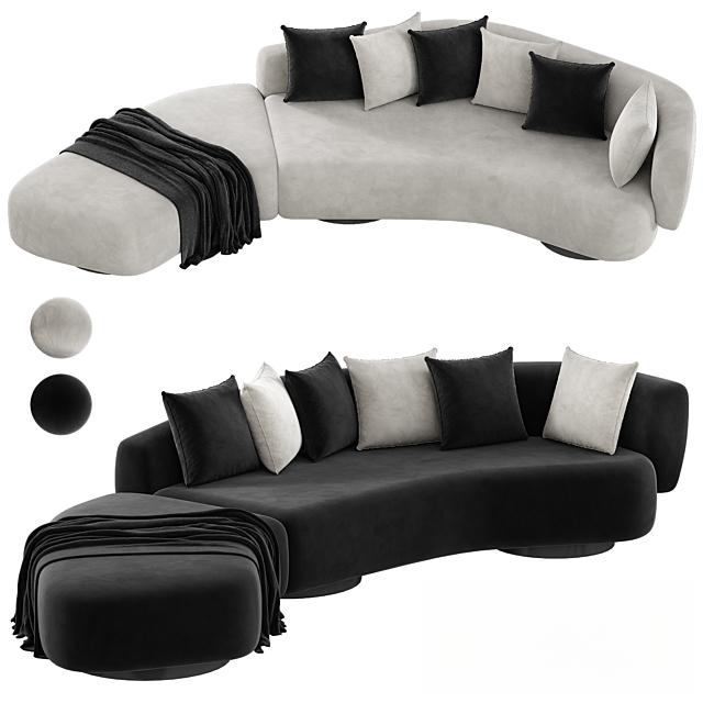 Curved Sofa Modern sofa
