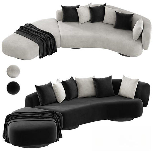 Curved Sofa Modern sofa
