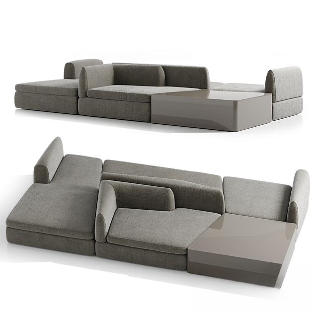 Modular Grey Sofa sofa