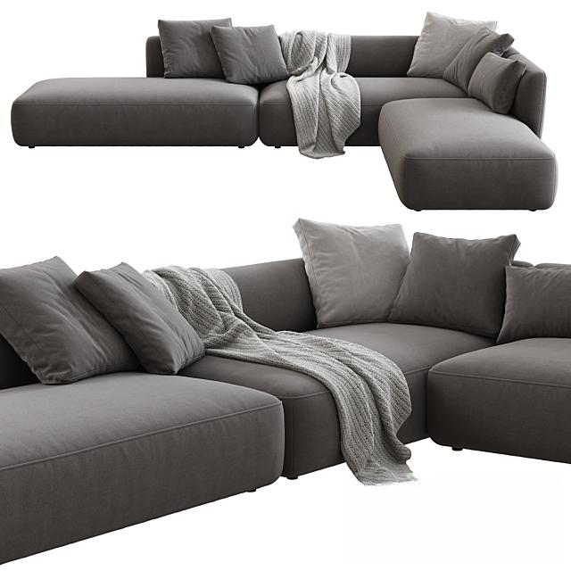 Gray L-shaped Sofa sofa