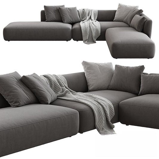 Gray L-shaped Sofa sofa