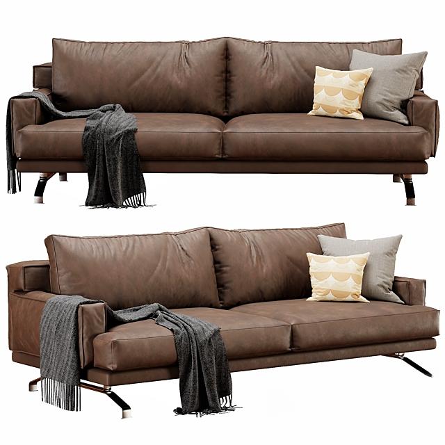 Brown Leather Sofa sofa
