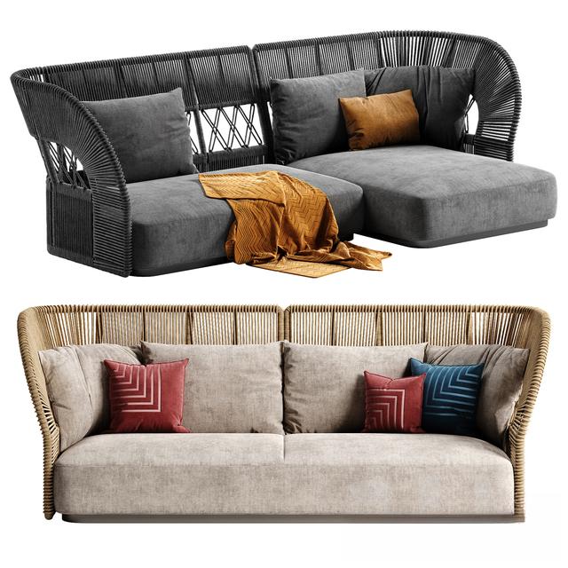 WickerModern Sofa sofa