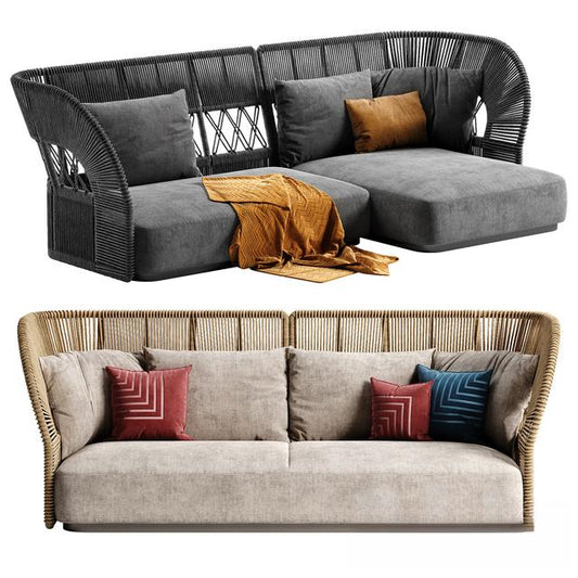 WickerModern Sofa sofa