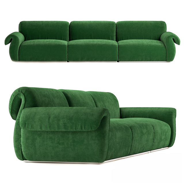 Green Velvet Sofa sofa